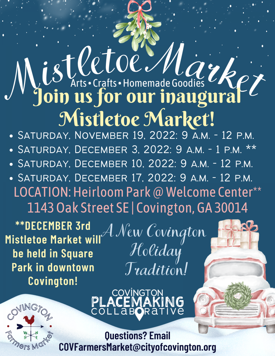 Covington, Official Website MistletoeMarket